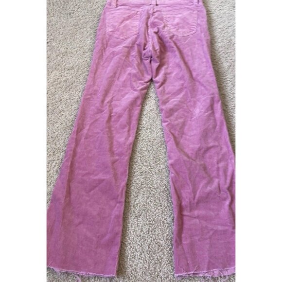 Vintage Solid Jeans Angel Bootcut Stretch Corduroy Pants Pink Cigarette Sz 5 - Picture 14 of 15